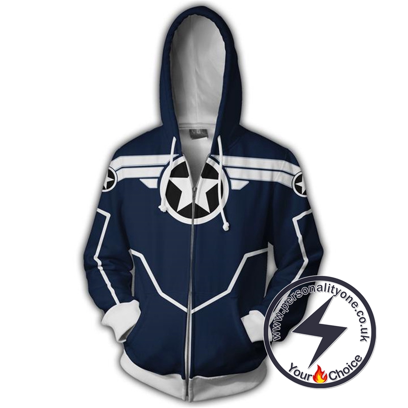 Captain America Hoodie - Secret Avengers Jacket